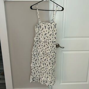 Perfect white midi dress